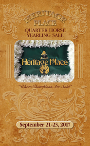 2017 Heritage Place Yearling Sale