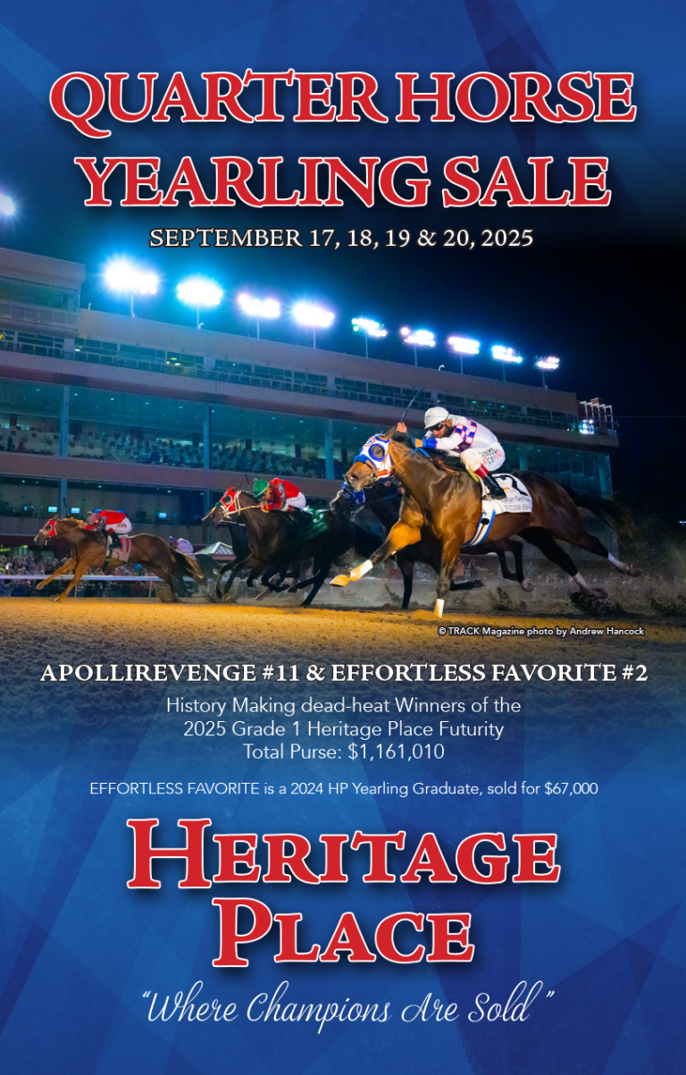 47th Annual Quarter Horse Yearling Sale Heritage Place